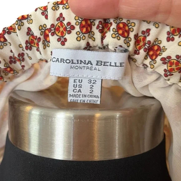 Carolina Belle Montreal retro off shoulder shift dress bell sleeve 2 sma… - Picture 13 of 15